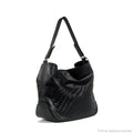 BANNOWATI Bag No. II in Black with Woven Leather Details