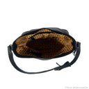 BANNOWATI Bag No. II in Black with Woven Leather Details