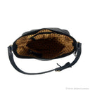 BANNOWATI Bag No. II in Black with Woven Leather Details