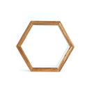 Eco-Friendly Wall Decor Hexagon Shelf