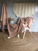 Large Leaf Macrame Wall Decor