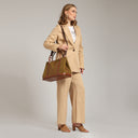 RUMBINI Canvas Leather Bag