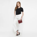 GANDAWATI Clutch Maroon
