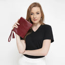 GANDAWATI Clutch Maroon