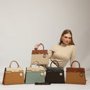 ANJANI Canvas Leather Bag