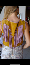 Vest Suede / Mustard
