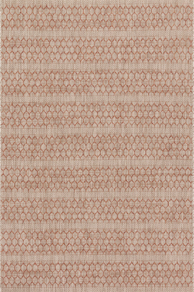 Maui Rug in Beige/Rust