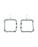 EARRING RETRO SQUARE