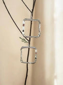 EARRING RETRO SQUARE