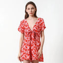Mia Playsuit - Pink Merlot