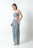  this jumpsuit is perfect for any summer occasion. Dress it up with heels and statement jewelry for a night out