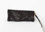 Pochette en cuir Roxanne en noir