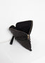 Pochette en cuir Roxanne en noir