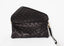 Pochette en cuir Roxanne en noir