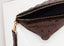 Pochette en cuir Roxanne marron
