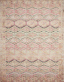 Annette Rug in Pink/Lagoon