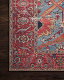 Eleanor Rug in Blue/Red