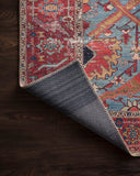 Eleanor Rug in Blue/Red