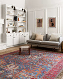 Eleanor Rug in Blue/Red