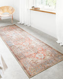 Eleanor Rug in Terracotta/Sky