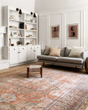 Eleanor Rug in Terracotta/Sky