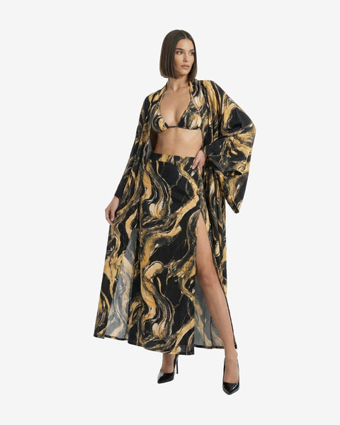 Kimono Black Marble