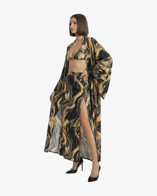 Kimono Black Marble