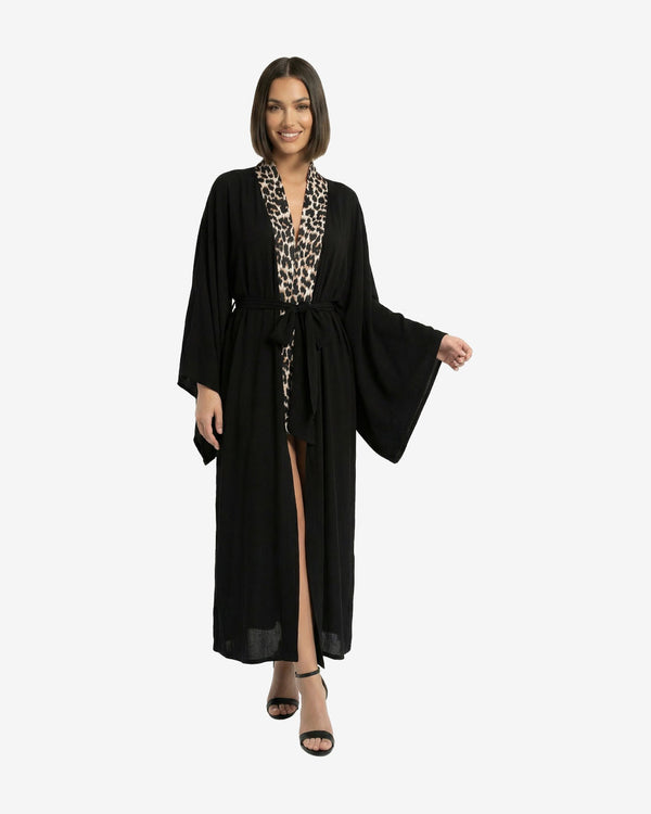 Kimono Leopard Combo