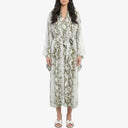 Kimono White Green Snake