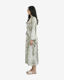 Kimono White Green Snake