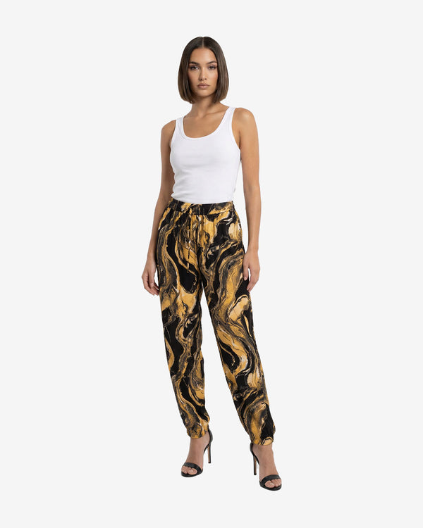 Pants Black Marble