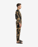 Pants Black Marble