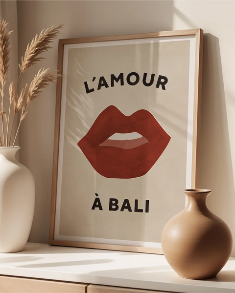 I Love Bali L'Amour Bali Posters