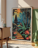 Travel Poster Bali Jungle - Indonesia