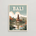 Travel Poster Bali Tample