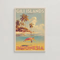 Travel Poster Gili Island