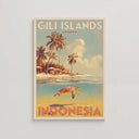Travel Poster Gili Island