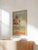 Travel Poster Gili Island