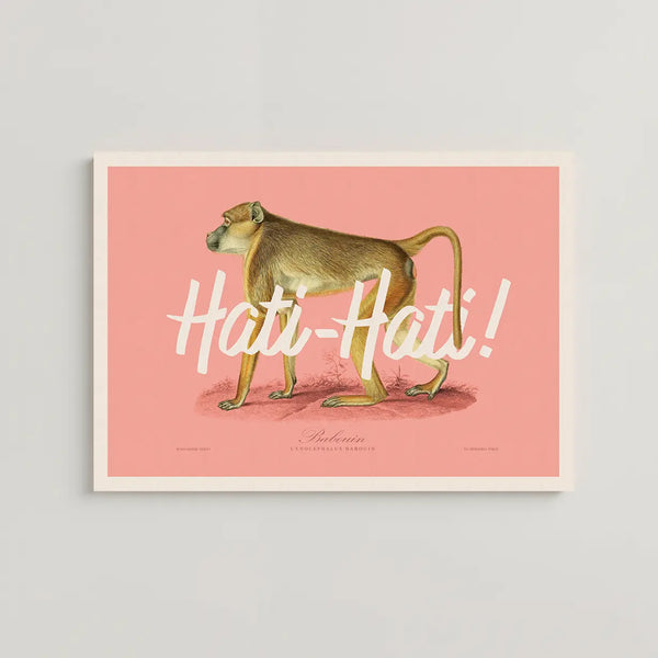 Bali Zoo Hati Hati Posters
