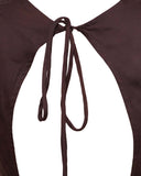 Butterfly Mini Brown Dress