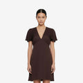 Butterfly Mini Brown Dress