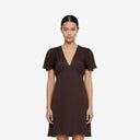 Butterfly Mini Brown Dress