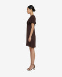 Butterfly Mini Brown Dress