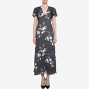 Butterfly Gray Floral Dress