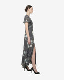 Butterfly Gray Floral Dress
