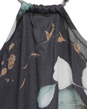 Freedom Gray Floral Dress