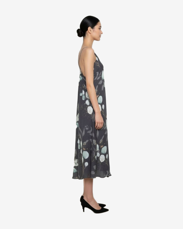 Freedom Gray Floral Dress