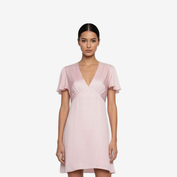 Butterfly Mini Peach Dress