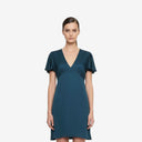 Butterfly Mini Teal Dress