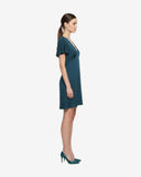 Butterfly Mini Teal Dress
